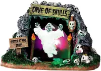 Lemax cave of skulls, b/o (4.5v bewegend tafereel Spooky Town 2013