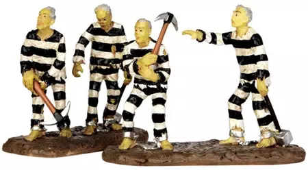 Lemax chain gang s/2 figuur Spooky Town 2014