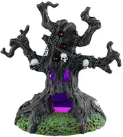 Lemax chained spooky tree verlicht tafereel Spooky Town 2025