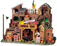 Lemax chainsaw's lumber yard huisje Spooky Town 2009 (zonder omdoos) - afbeelding 1