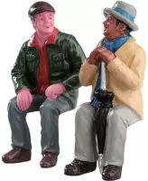 Lemax chatting with old friends s/2 kerstdorp figuur type 2 2017