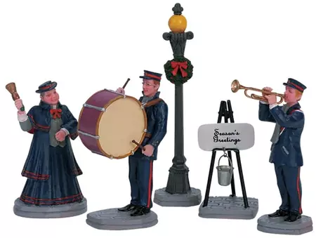 Lemax christmas band s/5 kerstdorp figuur type 4 Caddington Village 2006