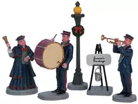 Lemax christmas band s/5 kerstdorp figuur type 4 Caddington Village 2006