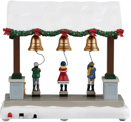 Lemax christmas bells are ringing bewegend kerstdorp tafereel Caddington Village 2026 - afbeelding 4
