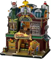Lemax christmas cheer bottling company bewegend kersthuisje Caddington Village 2022 - afbeelding 2