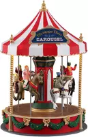Lemax christmas cheer carousel bewegende draaimolen Caddington Village 2021
