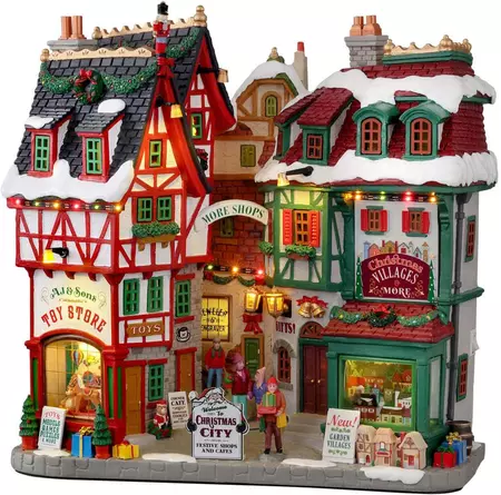 Lemax christmas city verlichte facade 2021