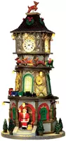 Lemax christmas clock tower bewegend kersthuisje 2014