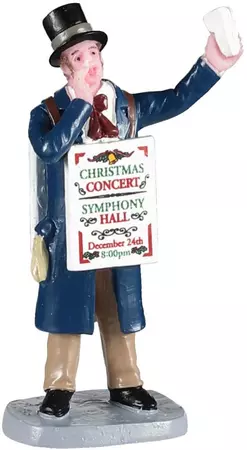 Lemax christmas concert! kerstdorp figuur type 2 Caddington Village 2020