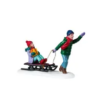 Lemax christmas eve visit kerstdorp figuur type 2 Caddington Village 2024