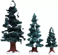 Lemax christmas evergreen tree s/3 kerstdorp accessoire 2018