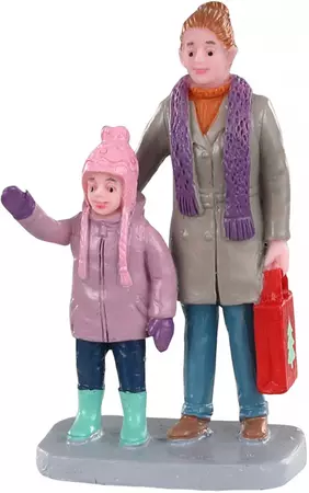 Lemax christmas market shoppers kerstdorp figuur type 2 2020