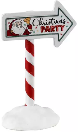 Lemax christmas party sign kerstdorp accessoire 2023