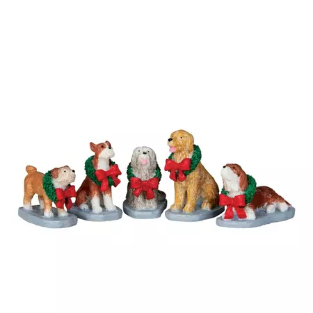 Lemax christmas pooch s/5 kerstdorp figuur type 3 2013