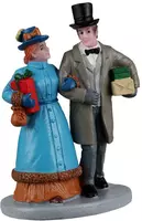 Lemax christmas shopping date kerstdorp figuur type 2 Caddington Village 2022