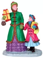 Lemax christmas shopping kerstdorp figuur type 2 Caddington Village 2014