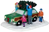 Lemax christmas tree transport kerstdorp tafereel Jukebox Junction 2014 - afbeelding 1