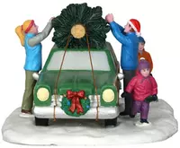 Lemax christmas tree transport kerstdorp tafereel Jukebox Junction 2014 - afbeelding 4