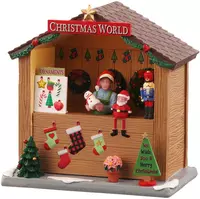 Lemax christmas world booth kerstdorp tafereel Caddington Village 2022 - afbeelding 3