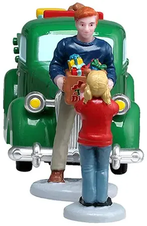 Lemax church toy drive kerstdorp tafereel 2026 - afbeelding 2