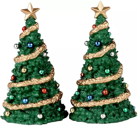 Lemax classic christmas tree, set of 2 kerstdorp accessoire 2023