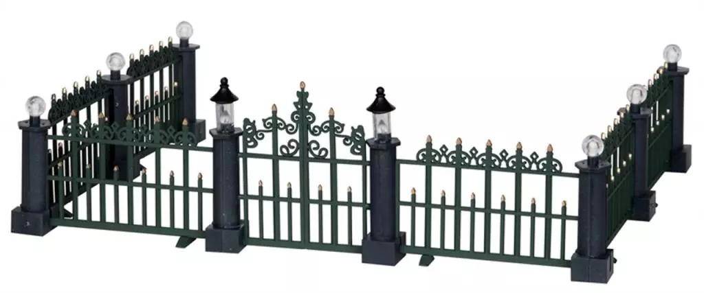 Lemax classic victorian fence s/7 kerstdorp accessoire 2012