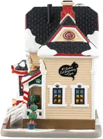 Lemax coco's cat grooming spa verlicht kersthuisje Caddington Village 2024 - afbeelding 3