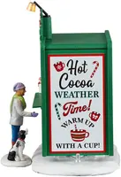 Lemax cocoa express s/2 verlicht kerstdorp tafereel 2024 - afbeelding 2