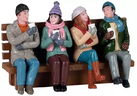 Lemax coffee and friends kerstdorp figuur type 4 2021