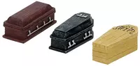 Lemax coffins s/3 accessoire Spooky Town 2007