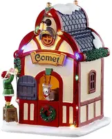 Lemax comet's den verlicht kerstdorp tafereel Santa's Wonderland 2025 - afbeelding 1