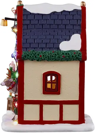 Lemax comet's den verlicht kerstdorp tafereel Santa's Wonderland 2025 - afbeelding 4