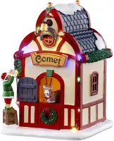 Lemax comet's den verlicht kerstdorp tafereel Santa's Wonderland 2025 - afbeelding 2