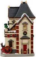 Lemax crane's carriages verlicht kersthuisje Caddington Village 2024 - afbeelding 3