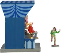 Lemax crash cans game verlicht kerstdorp tafereel Carnival 2025 - afbeelding 3
