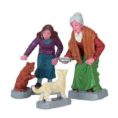 Lemax cream for kitty s/4 kerstdorp figuur type 3 2017