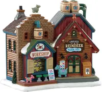 Lemax create a reindeer verlicht kersthuisje Vail Village 2018 - afbeelding 1
