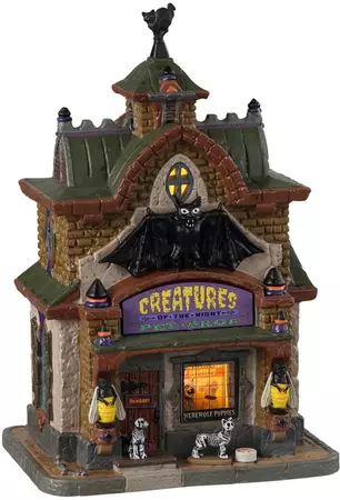 Lemax creatures of the night pet shop huisje Spooky Town 2023 - afbeelding 1