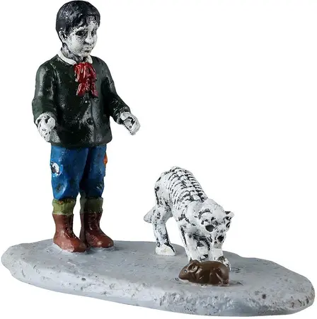 Lemax creepy cat halloween figuur Spooky Town 2026