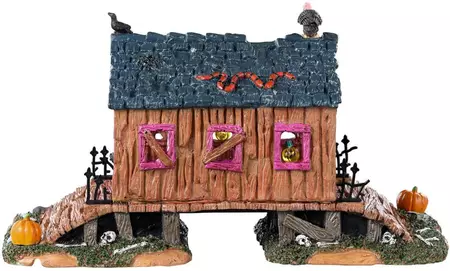 Lemax creepy covered bridge tafereel Spooky Town 2023 - afbeelding 4