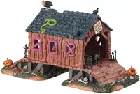 Lemax creepy covered bridge tafereel Spooky Town 2023 - afbeelding 1