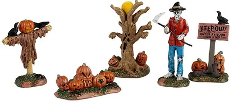 Lemax creepy pumpkin patch halloween figuur Spooky Town 2025