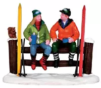 Lemax cross-country coffee break kerstdorp figuur type 4 Vail Village 2013
