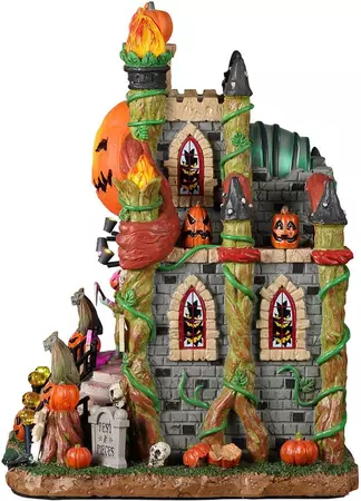 Lemax crypt of the lost pumpkin souls huisje Spooky Town 2022 - afbeelding 3