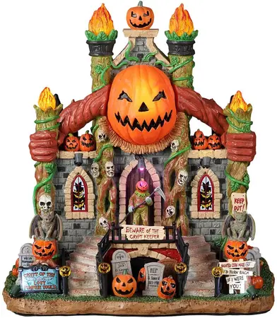 Lemax crypt of the lost pumpkin souls huisje Spooky Town 2022 - afbeelding 5