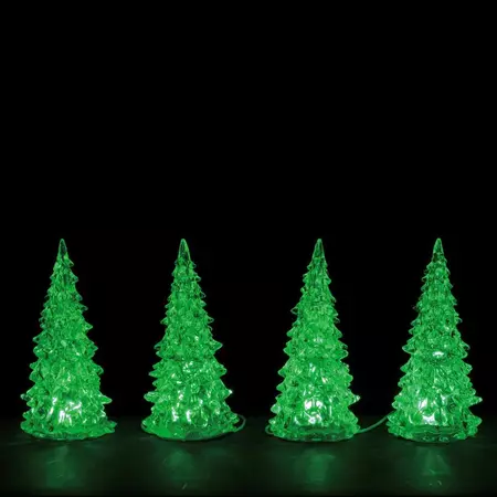 Lemax crystal lighted tree 3 color s/4 verlichte boom 2019