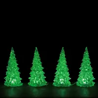 Lemax crystal lighted tree 3 color s/4 verlichte boom 2019