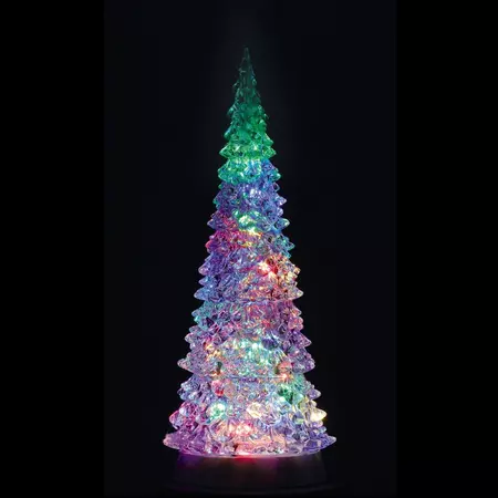 Lemax crystal lighted tree 4 color verlichte boom 2019