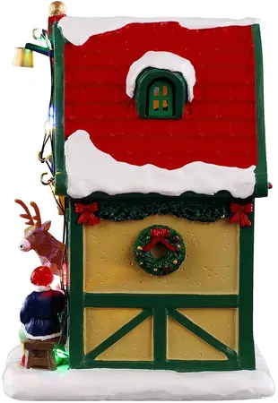 Lemax cupid's den, verlicht kerstdorp tafereel Santa's Wonderland 2025 - afbeelding 4