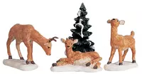 Lemax dad and fawns s/4 kerstdorp figuur type 3 1999